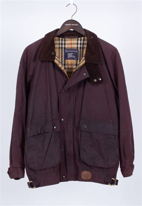 www classic burberry wax jacket|burberry windbreaker jacket.